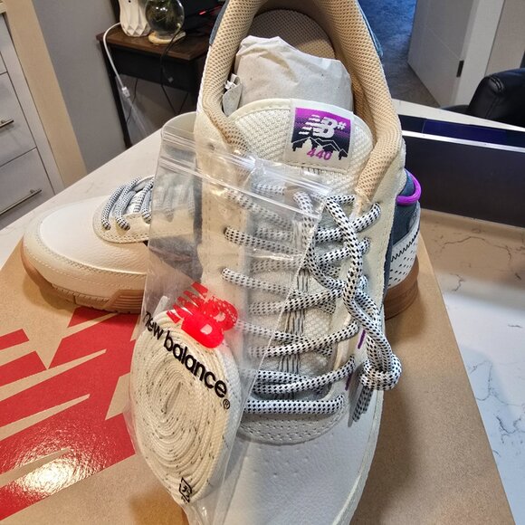 New Balance Numeric Men's 440 V2 Trail Low Sea Salt Deep Ocean Shoes SIZE 10 NEW - Picture 2 of 14